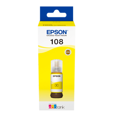 Epson Kartric 108 EcoTank Yellow ink bottle C13T09C44A
