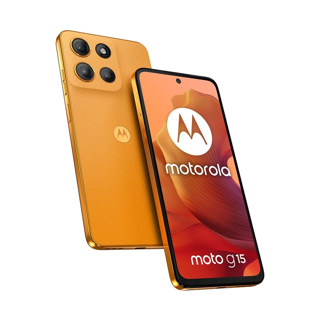 Smartfon Motorola Moto G15 NFC 8GB/256GB Sunrise Orange - PB6F0010TN