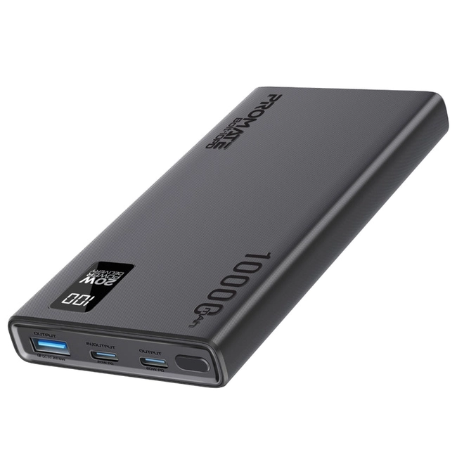Promate Power Bank 10000mAh20W BOLT-10PD. BLACK
