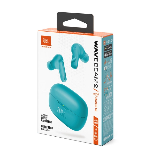 Simsiz qulaqlıq JBL Wave Beam 2 Blue