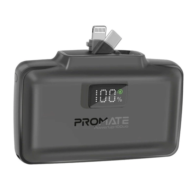 Promate Power Bank USB-C & Lightning 10000mAh20W