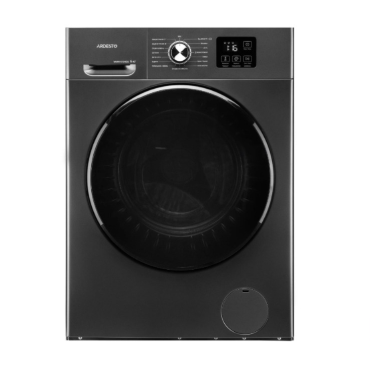 Washing machine ARDESTO WMW-6104DGI front load Black Mars, 6kg, 1200