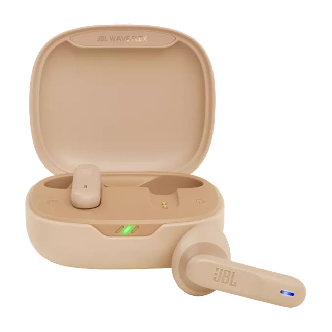 Simsiz qulaqlıq JBL Wave Flex Beige