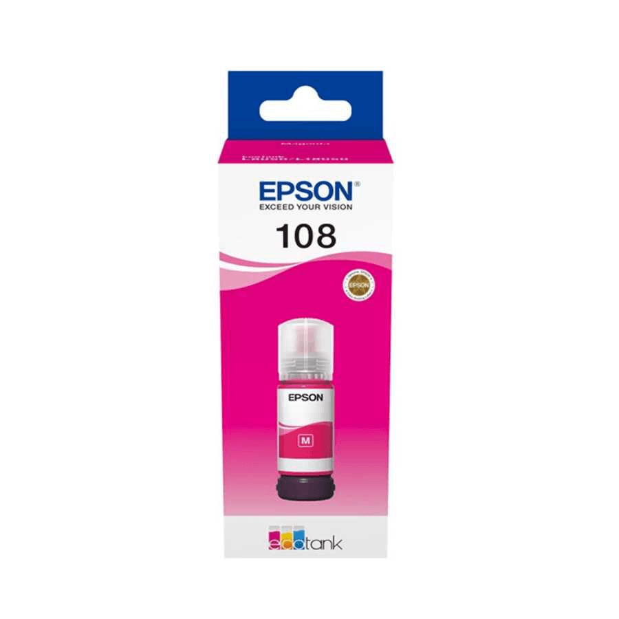 Epson Kartric 108 EcoTank Magenta ink bottle C13T09C34A