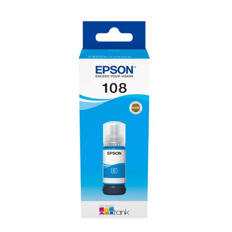 Epson Kartric 108 EcoTank Cyan ink bottle C13T09C24A