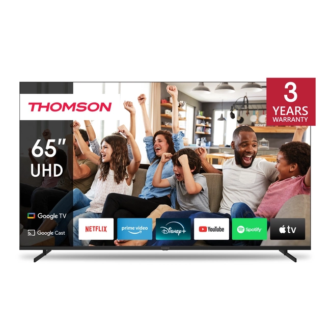 Televizor Thomson Google TV 65" UHD Side Feet 65UG4S14