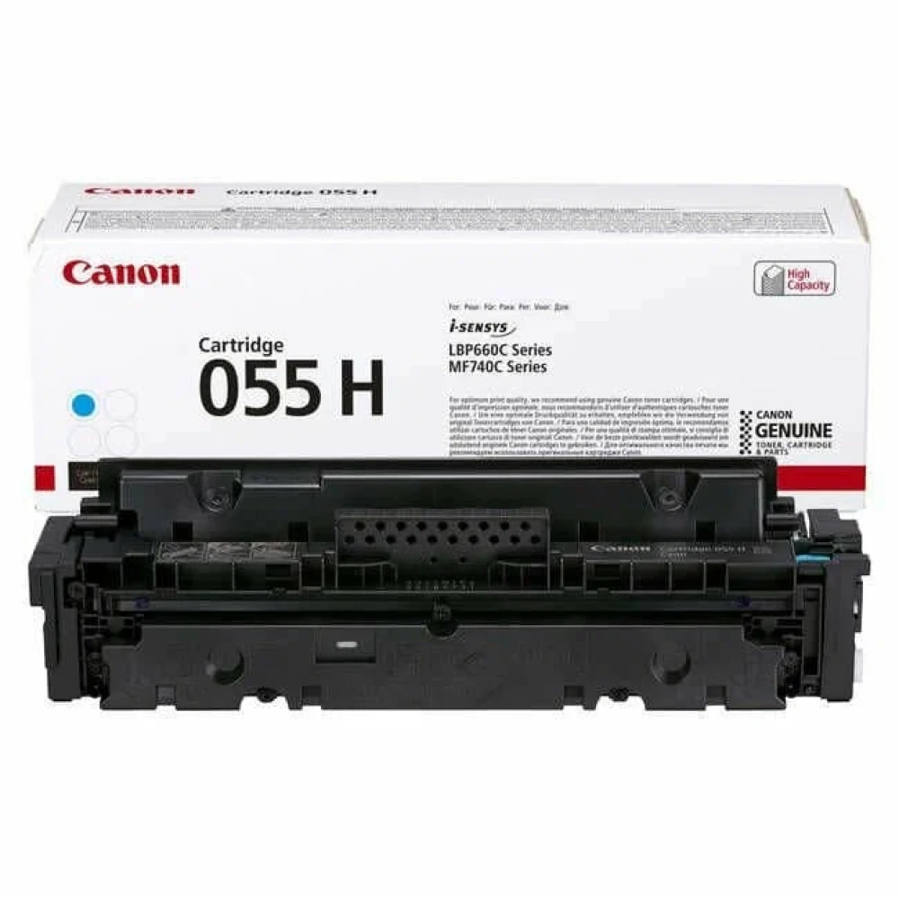 Toner-kartric Canon 055H Cyan (3019C002X)