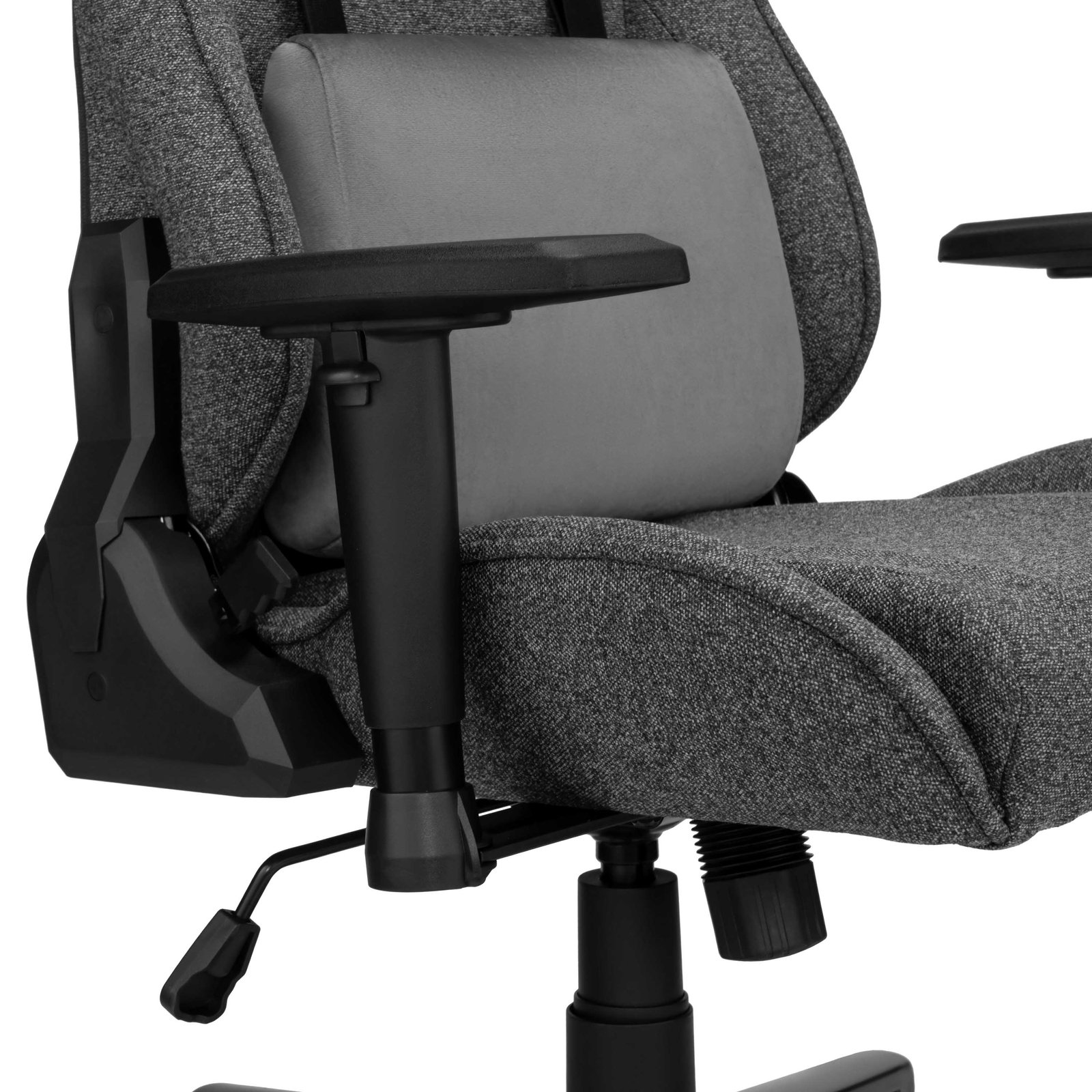 2E GAMING Chair BUSHIDO II WE, fabric, 3D-Armrests, light grey