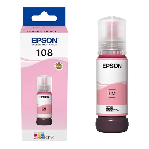 Kartric Epson 108 EcoTank Light Magenta ink bottle C13T09C64A