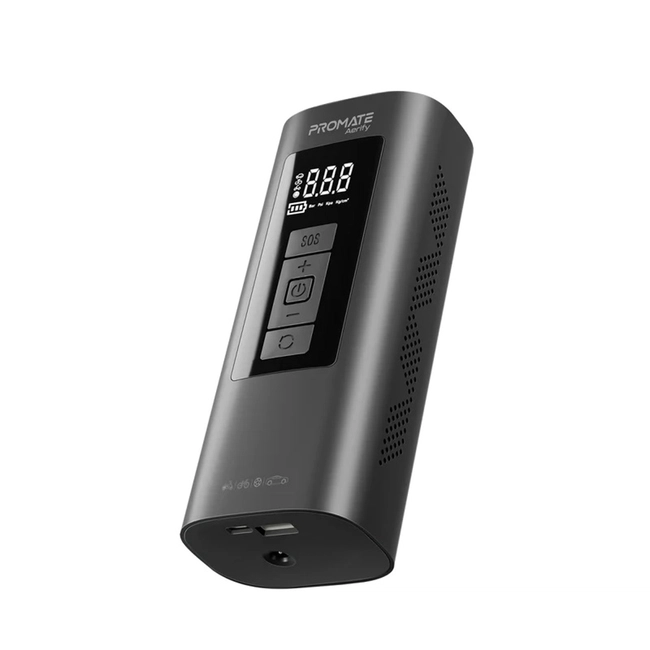 Promate Portable Air Compressor with Power Bank AERIFY