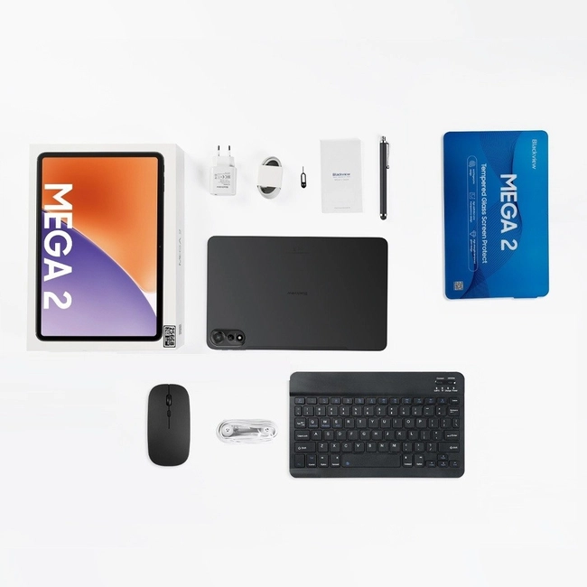 Planşet Blackview Tab MEGA 2 12GB/256GB LTE Celestial Grey (Klaviatura, siçan, qulaqlıq ilə)