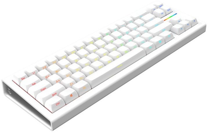 Klaviatura Keyboard wired IO by Red Square Type 68 Magnetic White io261