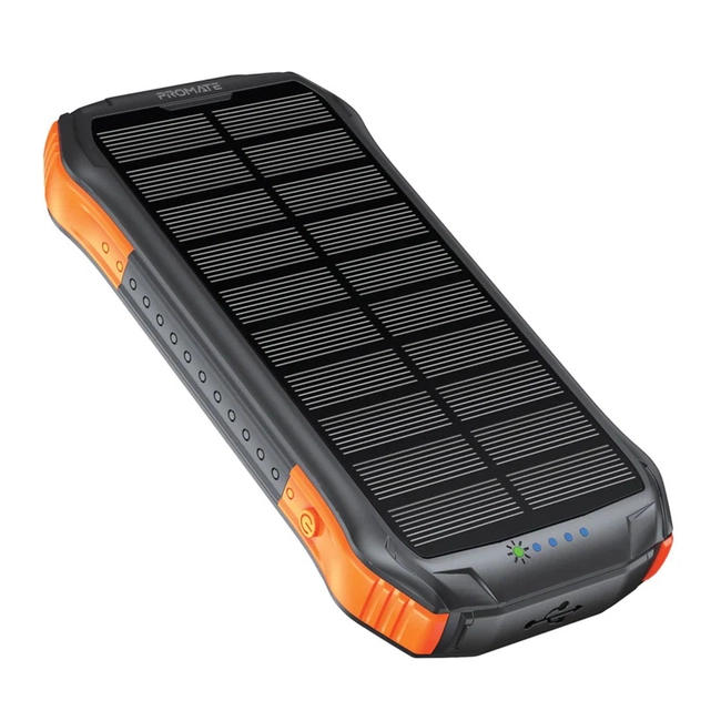 Promate Solar Power Bank 10000mAh20W SOLARTANK-10PDQI.Wireless
