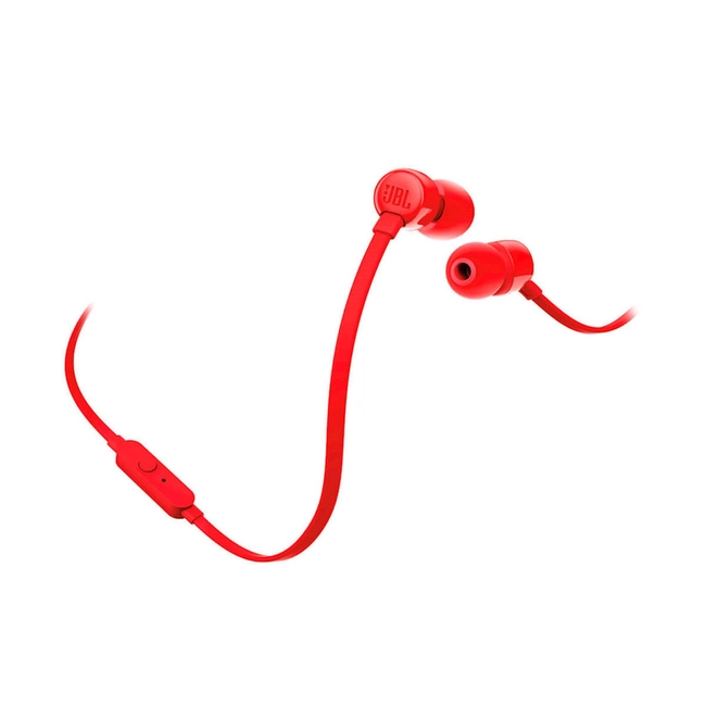 Simli qulaqlıq JBL T110 Red