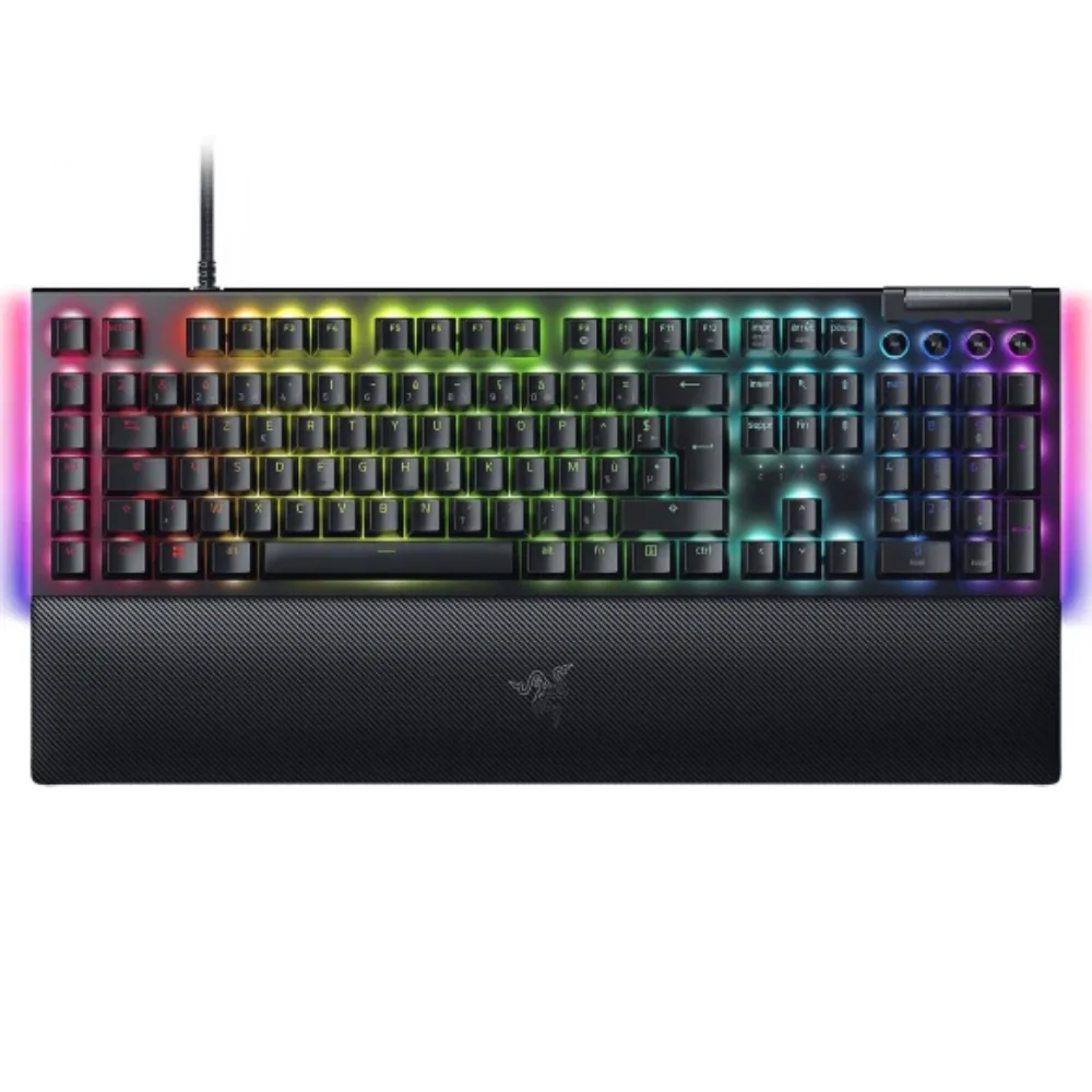 Klaviatura Razer BlackWidow V4 Yellow Switch EN/RU RGB RZ03-04692500-R3R1 Black