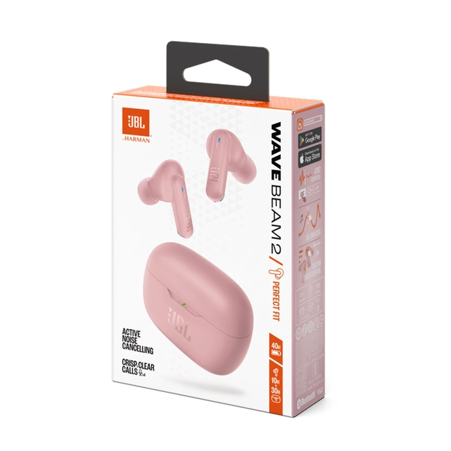 Simsiz qulaqlıq JBL Wave Beam 2 Pink