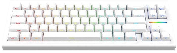 Klaviatura Keyboard wired IO by Red Square Type 68 Magnetic White io261
